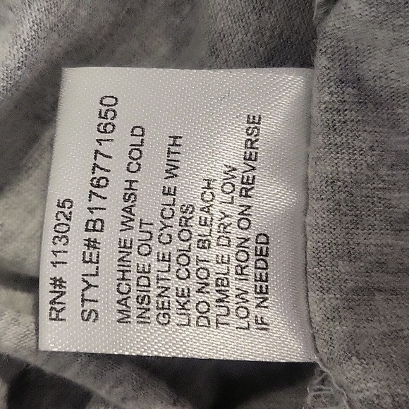 Love Peace & Lazy Days Gray America Fringe Sleeveless Top - Size S - Picture 7 of 9